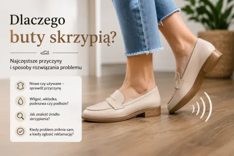 Jak zrobić, żeby buty nie skrzypiały? Poradnik o przyczynach i rozwiązaniach problemu skrzypiących butów.