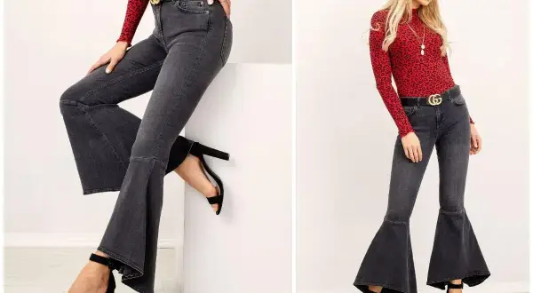 Moda w stylu retro: dzwony, panterka i kwiaty na bluzce. Dzieci też pokochają ten styl!