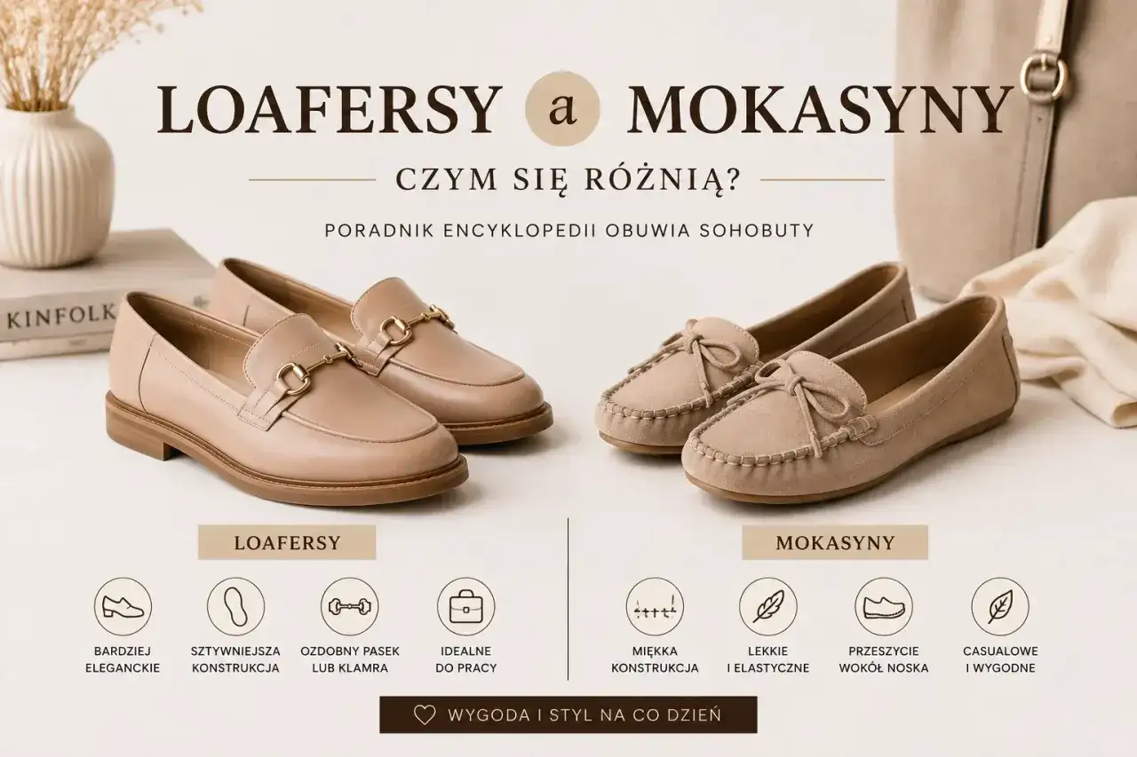 Loafersy i mokasyny: buty na grubej podeszwie jak się nazywają? Poradnik obuwia, porównanie stylów i wygody.
