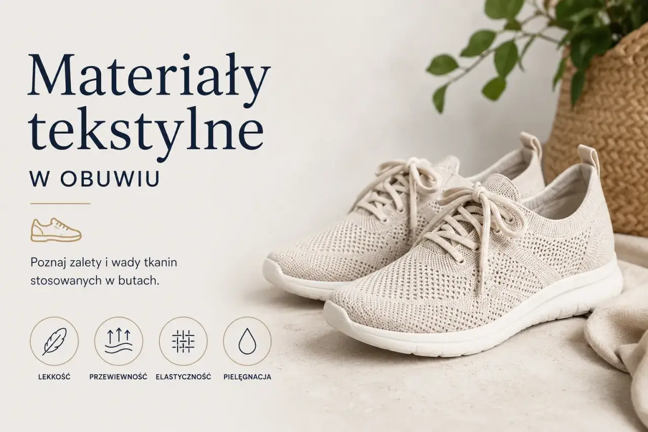 Jasne, dzianinowe buty z materiałów tekstylnych, które zapewniają lekkość i przewiewność.