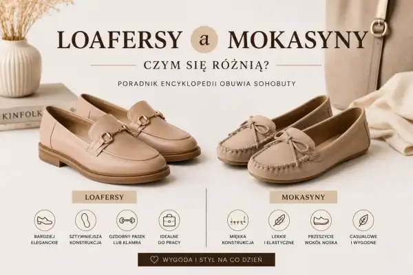 Loafersy i mokasyny: buty na grubej podeszwie jak się nazywają? Poradnik obuwia, porównanie stylów i wygody.