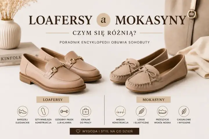 Loafersy i mokasyny: buty na grubej podeszwie jak się nazywają? Poradnik obuwia, porównanie stylów i wygody.
